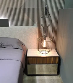 Comodino modello Gruppo letto vinci a prezzo scontato in laminato^Tomasella Hot