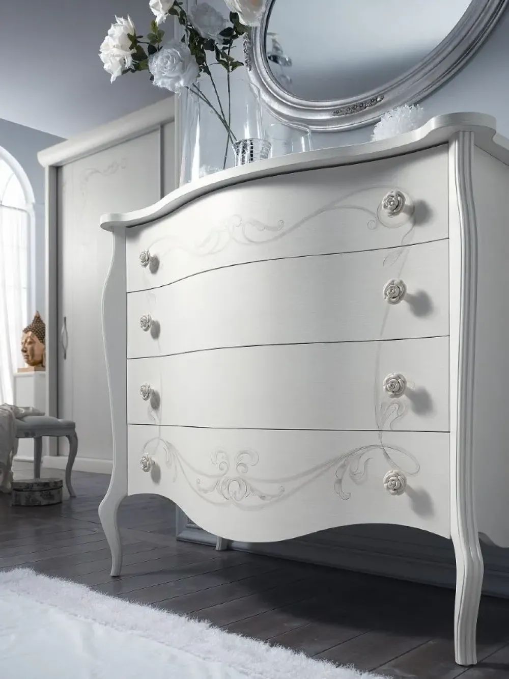 Artigianale Comodino Trittico dea OFFERTA OUTLET- Comodini