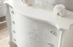 Artigianale Comodino Trittico fiore a prezzo scontato- Comodini