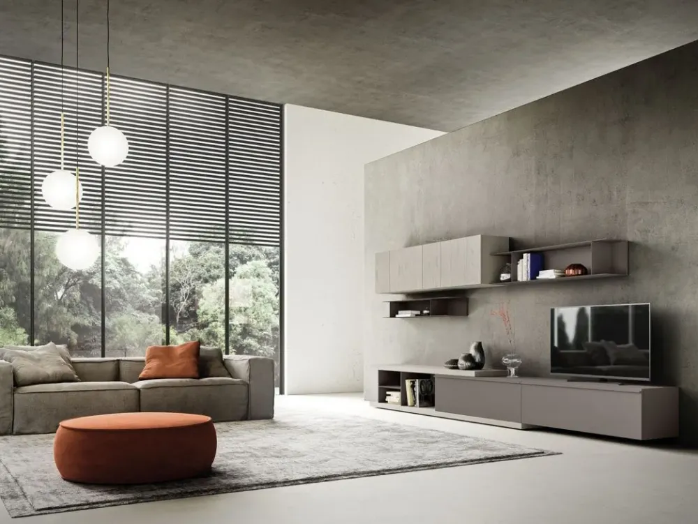 Outlet Composizione Day 2 : design di stile a prezzo scontato! Pareti Attrezzate