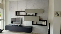 Sangiacomo Composizione per il living modello Lampo  di a prezzo Outlet- Soggiorni Completi