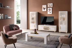 Artigianale Composizione per il living modello Soggiorno gold comp.02 di a prezzo scontato- Soggiorni Completi