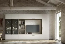 Composizione per il living modello Composizione gf5060 / over di Mobilstella in Offerta Outlet^Abitare Mobilstella