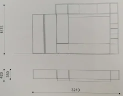 Clearance Composizione per il living modello day 123 di in Offerta Outlet Soggiorni Completi