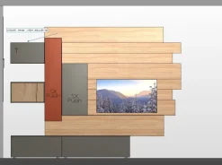 Orme Composizione per il living modello Living  di a prezzo scontato- Soggiorni Completi