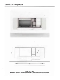 Composizione per il living modello day 02 di a prezzo Outlet^Orme New