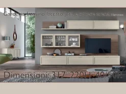 Clearance Composizione per la zona giorno modello Gardenia di a prezzo Outlet Soggiorni Completi