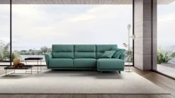 Con penisola in Tessuto sfoderabile  Victor di^Doimo Salotti Outlet