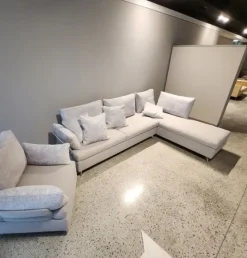 Con penisola Divano pronta consegna in fibralatex PREZZI OUTLET sconto 40%^Md work New