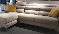 Con penisola Mod.tenero a PREZZO OUTLET scontato del 50%^Aerre Salotti New