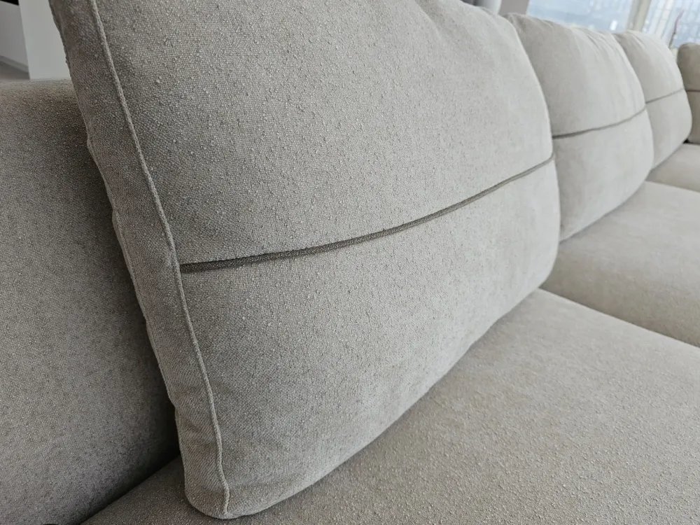 Online Con penisola tessuto modello Atlantis di Divani