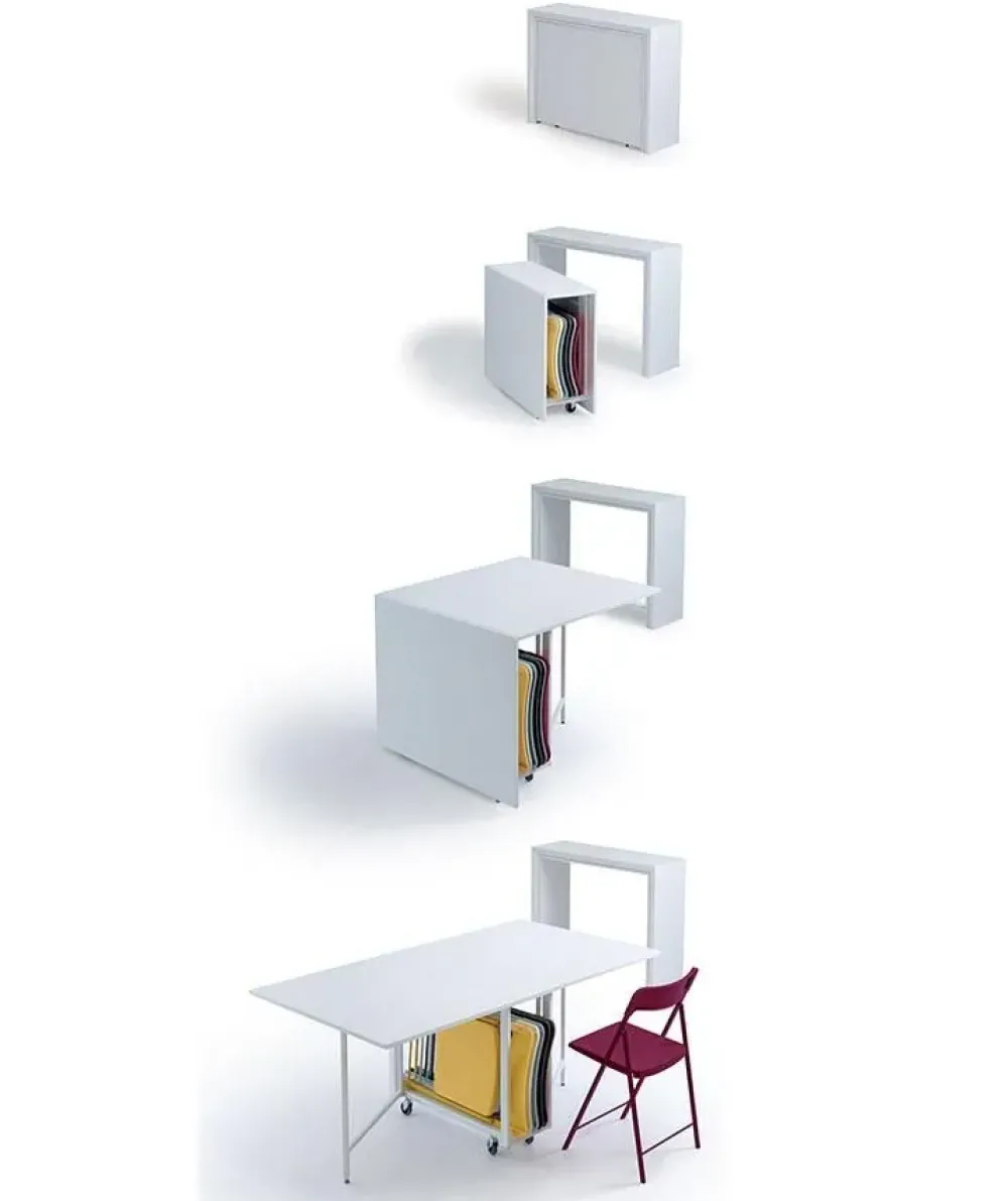 Consolle modello Archimede + 6 sedie scontata del 10%^Pezzani Discount