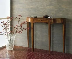 Consolle modello Consolle sagomata versione noce in promo-sconto del 40% a marchio SCONTATA^Artigiani Veneti Discount