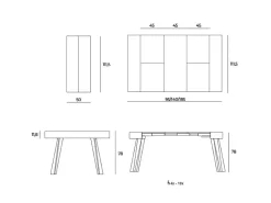 Consolle modello Panakè in Offerta Outlet^Easyline Outlet