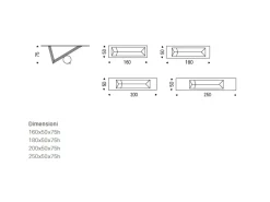 Consolle modello Valentino scontata del 30% Consolle