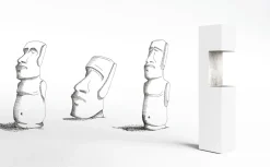 Consolle Rebus in stile design in Offerta Outlet^Minotti Italia Hot