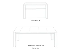 Easyline Consolle Slimmy in stile design scontata- Consolle