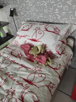 Copripiumini modello Copripiumino cat dell'azienda con forte sconto^Flou Clearance