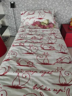 Copripiumini modello Copripiumino cat dell'azienda con forte sconto^Flou Clearance