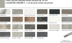 Outlet Crea una cucina moderna lineare con Composizione 255. Cucine Lineari|Cucine Moderne