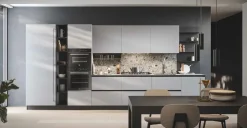Prima Cucine Cucina a PREZZI OUTLET in laminato materico -50%- Cucine Lineari|Cucine Moderne
