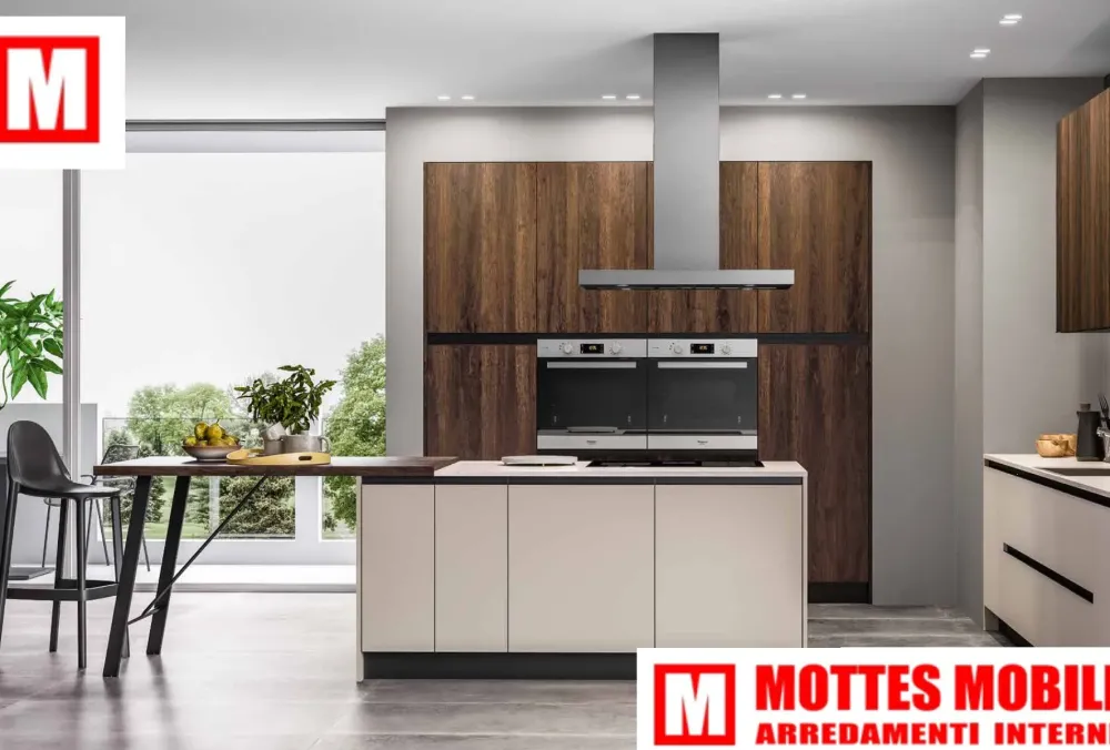 Sale Cucina a PREZZI OUTLET in laminato materico -99% Cucine Ad Isola|Cucine Design