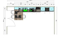 Outlet Cucina a PREZZI OUTLET in laminato opaco -40% Cucine Lineari|Cucine Moderne