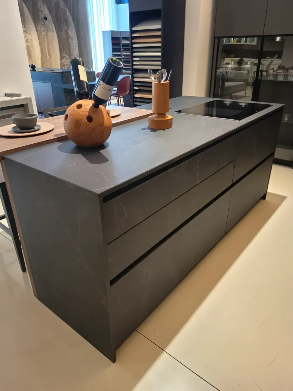 Sale Cucina a PREZZI OUTLET in laminato materico -40% Cucine Ad Isola