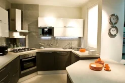 Veneta Cucine Cucina a PREZZI OUTLET in laminato materico -50%- Cucine Ad Angolo|Cucine Moderne