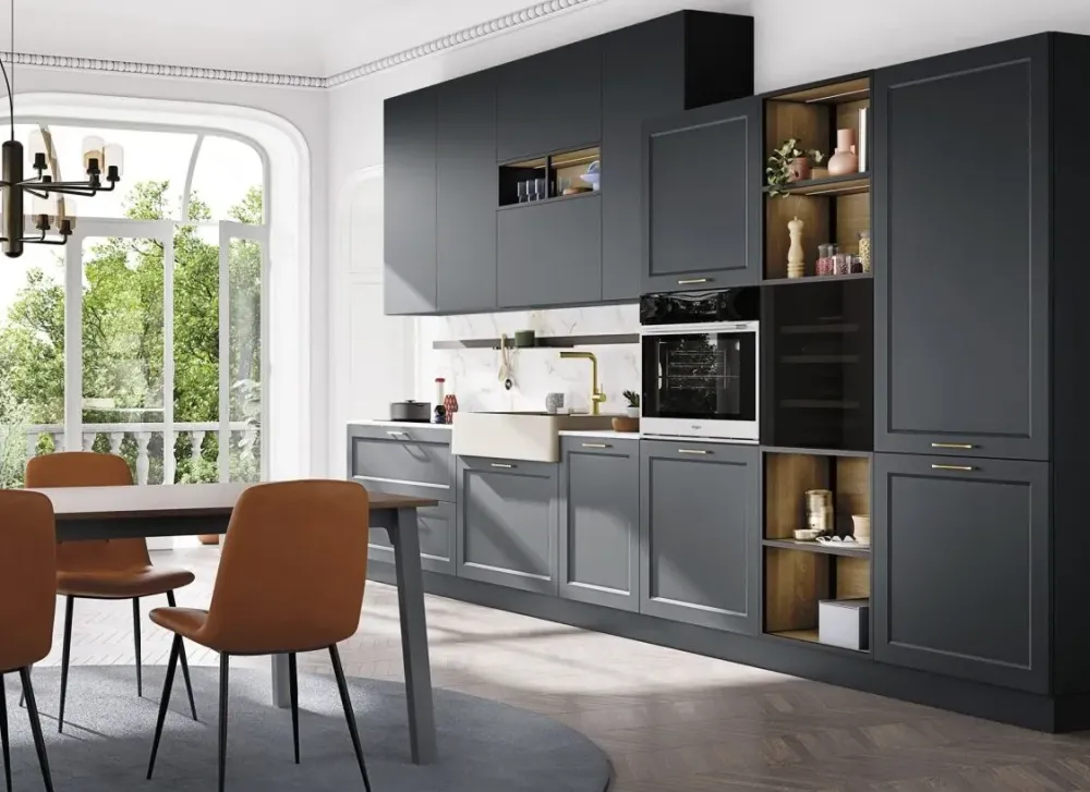 Cucina a PREZZI OUTLET in laccata opaco -30%^Ar-Due Clearance