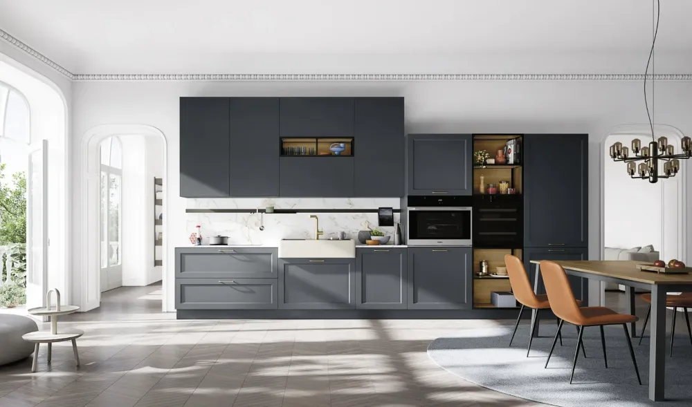 Cucina a PREZZI OUTLET in laccata opaco -30%^Ar-Due Clearance