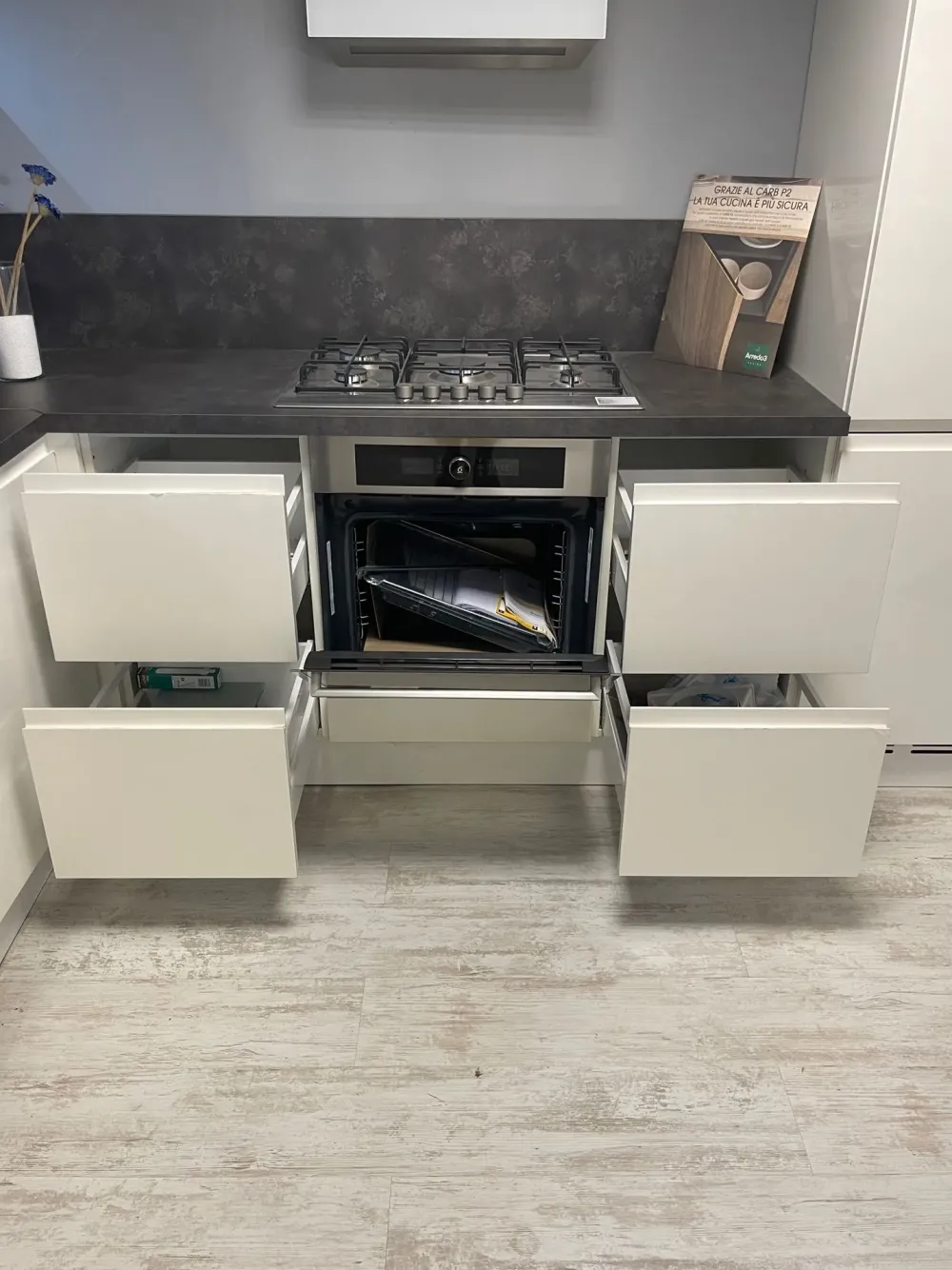 Cucina a PREZZI OUTLET in laccato lucido -59%^Arredo3 Online