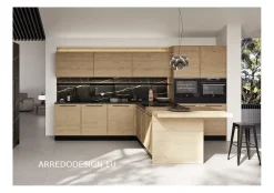 Ar-Due Cucina a PREZZI OUTLET in legno -30%- Cucine Con Penisola|Cucine Moderne