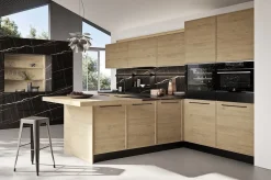 Ar-Due Cucina a PREZZI OUTLET in legno -30%- Cucine Con Penisola|Cucine Moderne