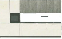 Discount Cucina a PREZZI OUTLET in laccata opaco -50% Cucine Lineari|Cucine Moderne