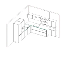 Online Cucina a PREZZI OUTLET in nobilitato -50% Cucine Ad Angolo|Cucine Design