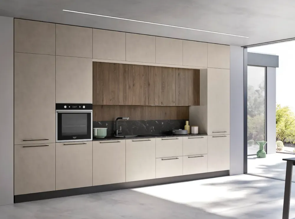 Cucina a PREZZI OUTLET in laminato materico -30%^Ar-Due Clearance
