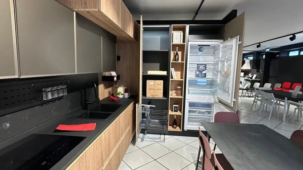 Mobilturi Cucina a prezzo ribassato ad angolo moderna Diamante- Cucine Ad Angolo|Cucine Moderne