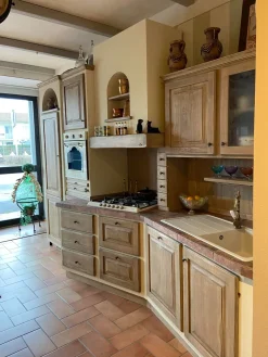 Zappalorto Cucina a prezzo ribassato lineare provenzale Paolina gianduia- Cucine Lineari