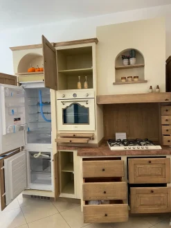 Zappalorto Cucina a prezzo ribassato lineare provenzale Paolina gianduia- Cucine Lineari