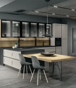 Arredo3 Cucina a prezzo ribassato ad angolo moderna Meg- Cucine Ad Angolo|Cucine Moderne