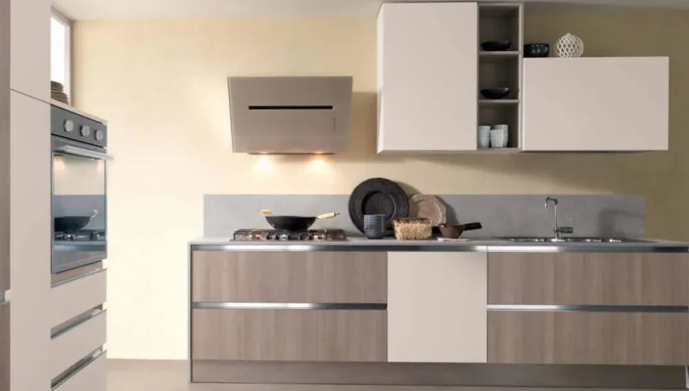 Cucina a prezzo ribassato lineare moderna Iris^Cucine Store Hot