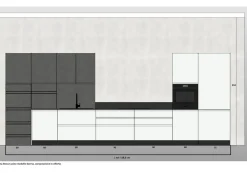 Stosa Cucina a prezzo ribassato lineare moderna Karma- Cucine Lineari|Cucine Moderne