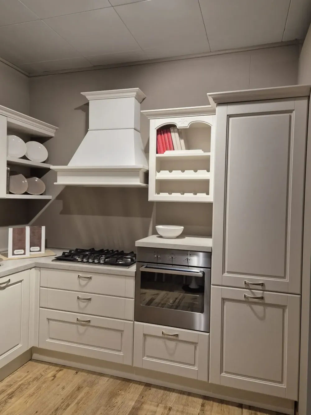 Lube Cucine Cucina a prezzo ribassato ad angolo classica Agnese- Cucine Ad Angolo