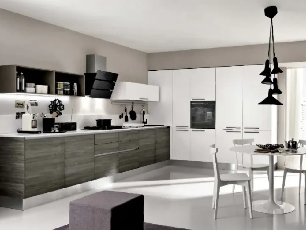 Cucina a prezzo ribassato ad angolo moderna Cucina angolare etno moderna in offerta convenienza^Collezione esclusiva Best