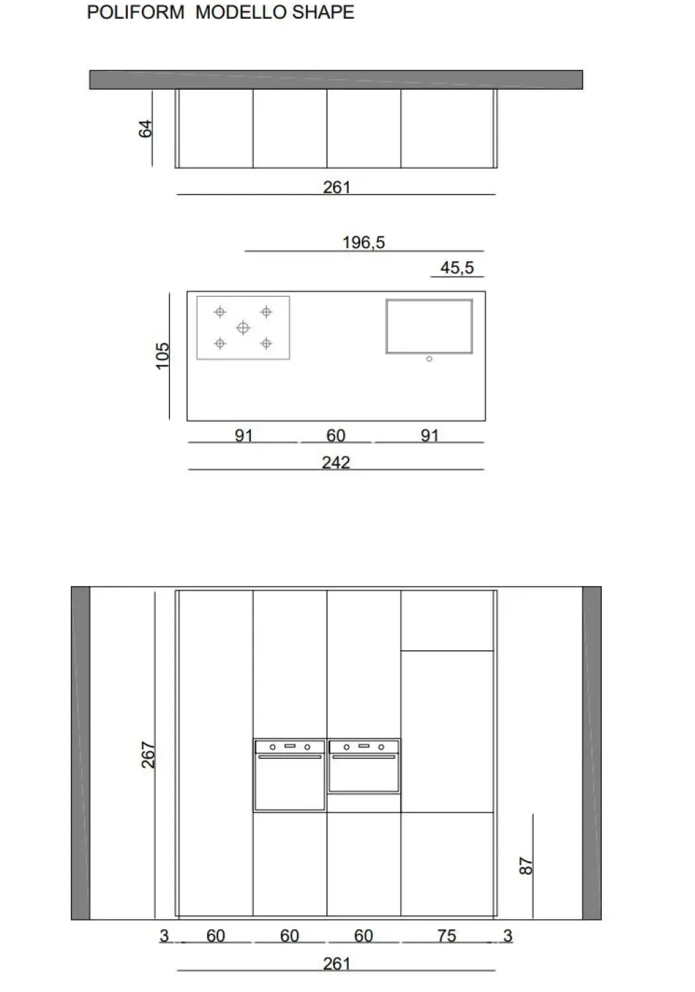 New Cucina a prezzo ribassato con isola moderna Shape Cucine Ad Isola|Cucine Moderne