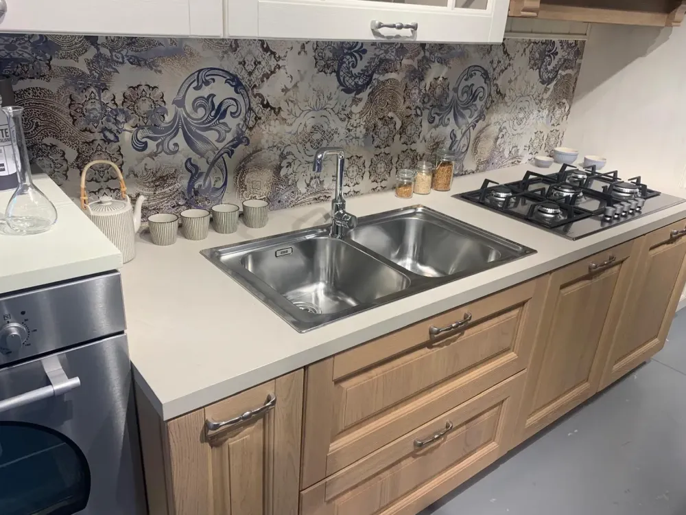 Stosa Cucina a prezzo ribassato lineare classica Bolgheri- Cucine Lineari