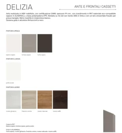 Net Cucine Cucina a prezzo ribassato lineare moderna Delizia- Cucine Lineari|Cucine Moderne