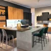 Cucina a prezzo ribassato ad isola moderna Metropolis natural^Stosa Outlet