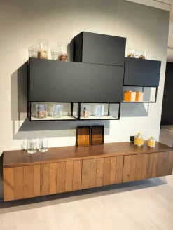 Cucina a prezzo ribassato ad isola moderna Metropolis natural^Stosa Outlet